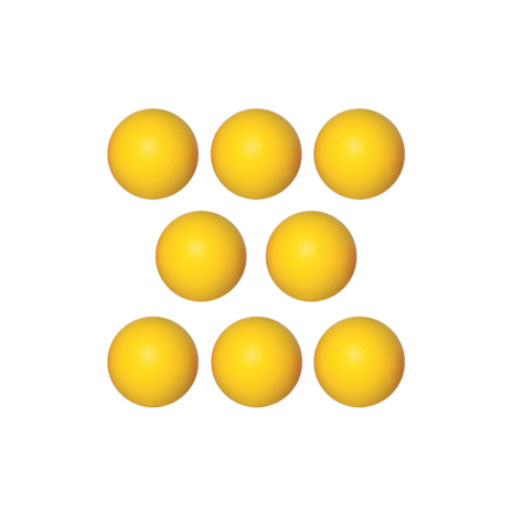 Spordas Foambal met olifantenhuid | Ø  18 cm| Geel | Basisonderwijs