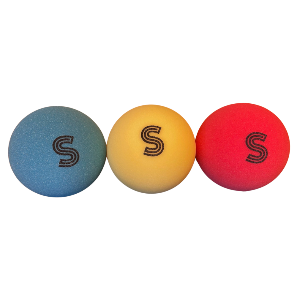 SportSpel.Shop Foamballen | 18cm | Rood-Geel-Blauw | Zacht | Voor 3+ tot en met 10 jaar SportSpel.Shop Foamballen | 18cm | Rood-Geel-Blauw | Zacht | Voor 3+ tot en met 10 jaar