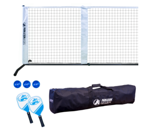Park&Sun Sports Pickleball Tennis | Draagbare en verstelbaar net | Inclusief twee rackets en drie ballen Park&Sun Sports Pickleball Tennis | Draagbare en verstelbaar net | Inclusief twee rackets en drie ballen
