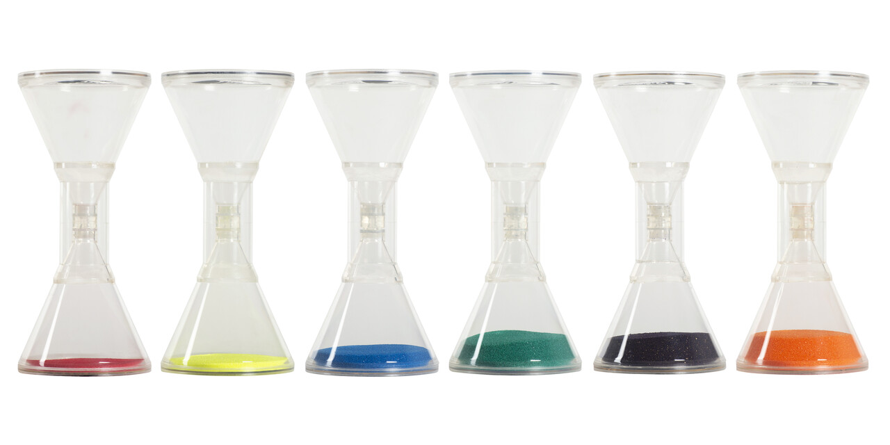 Spordas Zandloper | Timer | 30sec - 1 minuut | Rood - Geel Spordas Zandloper | Timer | 30sec - 1 minuut | Rood - Geel