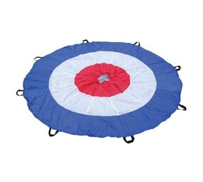 Pre-Sport Spelparachute met target | 1.75 m | 8 handgrepen