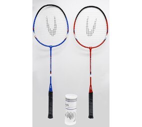 Uwin Badminton Racket set | 2 spelers | Inclusief shuttles en opbergtas Uwin Badminton Racket set | 2 spelers | Inclusief shuttles en opbergtas