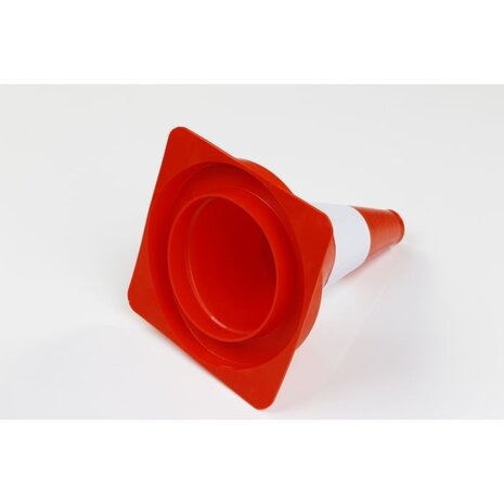 Kübler Sport PVC pion met strepen | 32 cm | Per stuk | Verkeerspion Kübler Sport PVC pion met strepen | 32 cm | Per stuk | Verkeerspion