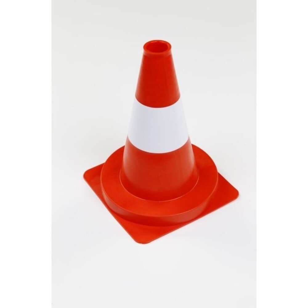 Kübler Sport PVC pion met strepen | 32 cm | Per stuk | Verkeerspion Kübler Sport PVC pion met strepen | 32 cm | Per stuk | Verkeerspion