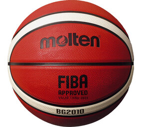 Molten Molten Basketbal | Maat 6 | Bg2010 Rubber | Wit-Oranje Molten Molten Basketbal | Maat 6 | Bg2010 Rubber | Wit-Oranje
