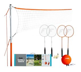 Franklin Franklin Starter Badminton/Volley Set | Compleet Pakket voor Buitenplezier Franklin Franklin Starter Badminton/Volley Set | Compleet Pakket voor Buitenplezier
