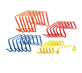 Precision Trainingshorden | Licht en flexibel | Set van 6 | 15, 22, 30 of 38 cm Precision Trainingshorden | Licht en flexibel | Set van 6 | 15, 22, 30 of 38 cm