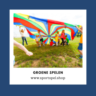 Groene Spelen materialen | Spelparachutes | Coöperatief elastiek | Stokken