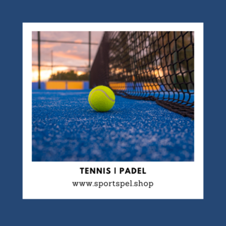 Alle materialen voor tennis, Padel en Pickleball