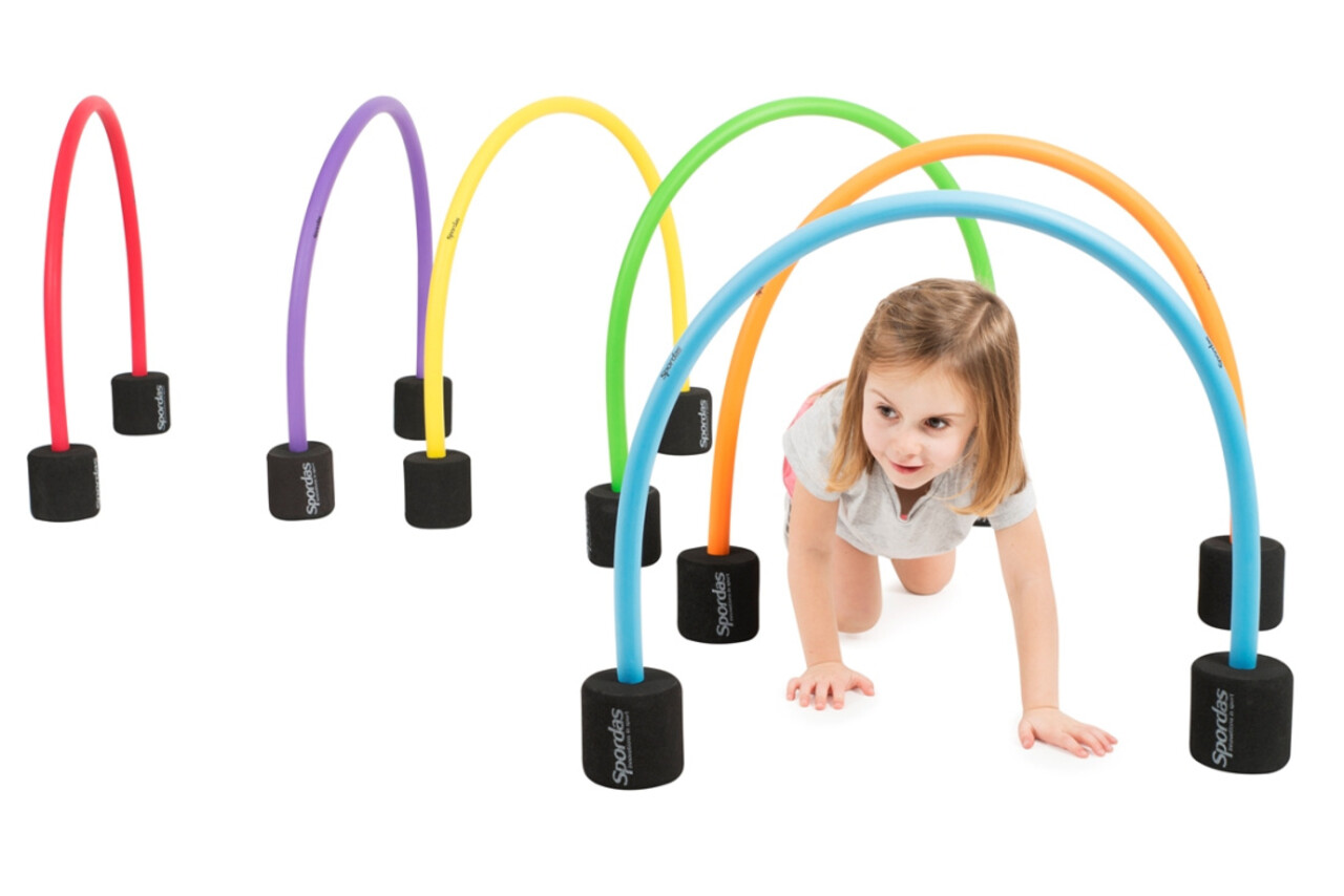 Spordas Foam kruipbogen | Set van 6 | Kruipbogenset Spordas Foam kruipbogen | Set van 6 | Kruipbogenset