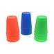 Pre-Sport Stapelbekers | Speed stacking | Groen/blauw/rood | 12 Stuks Pre-Sport Stapelbekers | Speed stacking | Groen/blauw/rood | 12 Stuks