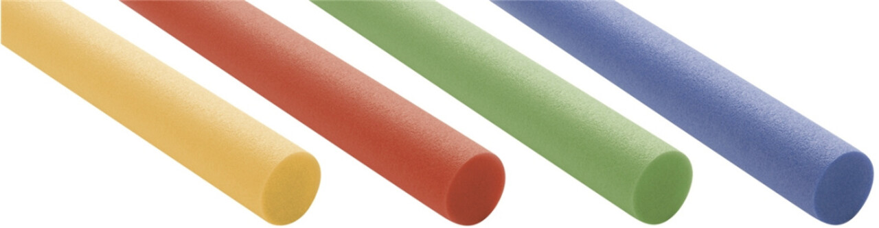 Comfy Zwemnoodles | Foamnoodle | Set van 24 | 117 cm | 4 kleuren