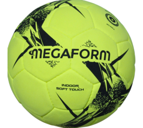 Megaform Zaalvoetbal Softtouch | Geel | Vilt voetbal | Maat 5 Megaform Zaalvoetbal Softtouch | Geel | Vilt voetbal | Maat 5