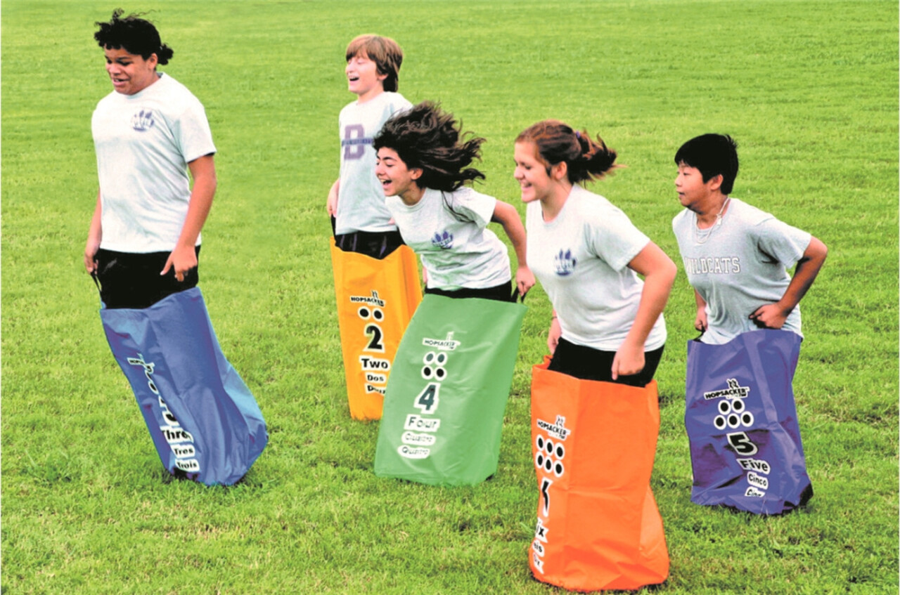 Spordas Zaklopen | Set van 6 gekleurde zaklopers | 76 x 33 cm | Sportdag - BSO Spordas Zaklopen | Set van 6 gekleurde zaklopers | 76 x 33 cm | Sportdag - BSO