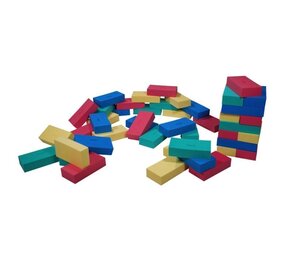 Kübler Sport Schuimblokken | 48-delige set | Bouwstenen | Rood-geel-groen-blauw Kübler Sport Schuimblokken | 48-delige set | Bouwstenen | Rood-geel-groen-blauw