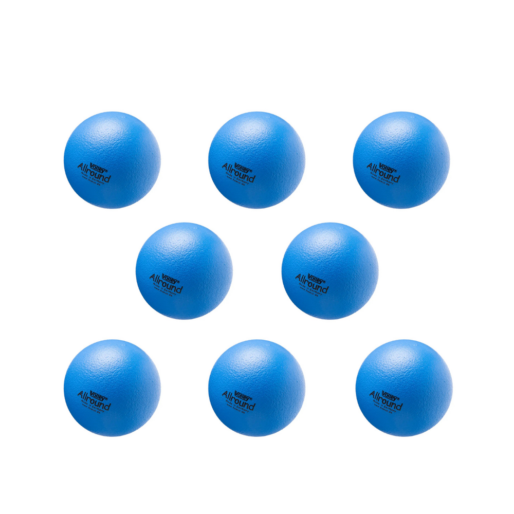 Volley High bounce Allround foambal | Ø 18 cm | Blauw | Per stuk / Voordeelsets Volley High bounce Allround foambal | Ø 18 cm | Blauw | Per stuk / Voordeelsets