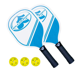 Park&Sun Sports Pickleball Paddle Set | 2 Rackets + 3 Ballen | Voor scholen en recreatief gebruik
