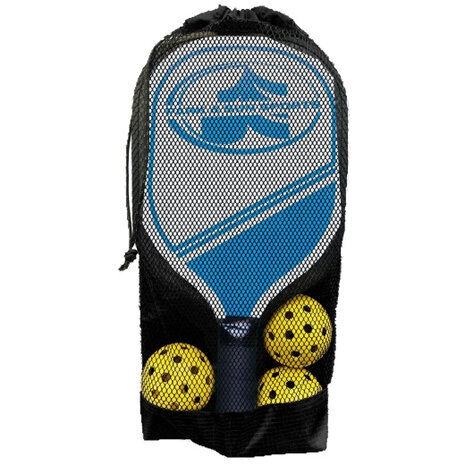 Park&Sun Sports Pickleball Paddle Set | 2 Rackets + 3 Ballen | Voor scholen en recreatief gebruik