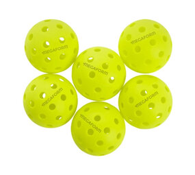 Megaform Pickleball Ballen | Outdoor | Set 6 Stuks – 40 Gaten