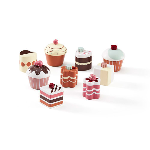 Kidsconcept Taartjes 9 stuks Kidsconcept Taartjes 9 stuks