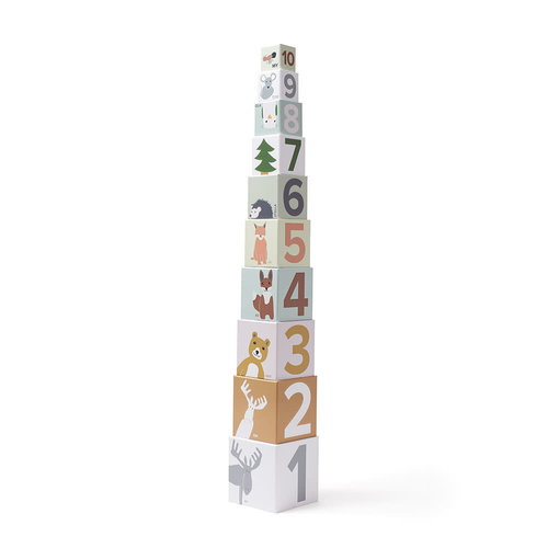 Kidsconcept Bouwblokken karton 10 pcs Edvin Kidsconcept Bouwblokken karton 10 pcs Edvin