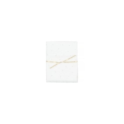 Nanami Baby hoeslaken Offwhite leaf print Nanami Baby hoeslaken Offwhite leaf print