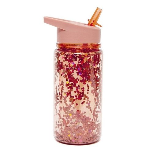 Petit Monkey Drinking bottle glitter peach blossom Petit Monkey Drinking bottle glitter peach blossom