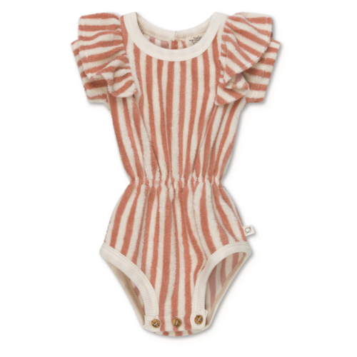 My Little Cozmo Tiffany166 Romper Stripes Coral My Little Cozmo Tiffany166 Romper Stripes Coral