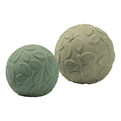 Natruba Natruba Sensory Ball Set Leaf Green Natruba Natruba Sensory Ball Set Leaf Green