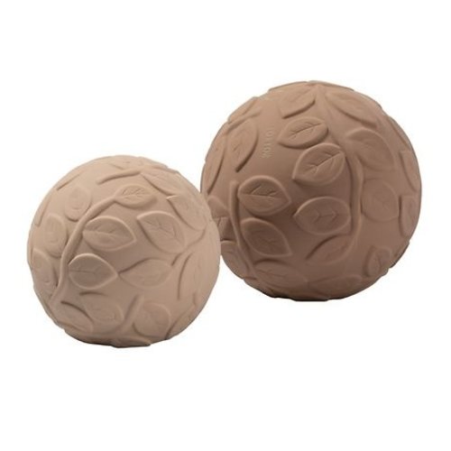 Natruba Natruba Sensory Ball Set Leaf Earth Natruba Natruba Sensory Ball Set Leaf Earth