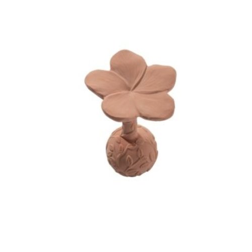 Natruba Natruba Teather Rattle Plumeria Rose Natruba Natruba Teather Rattle Plumeria Rose