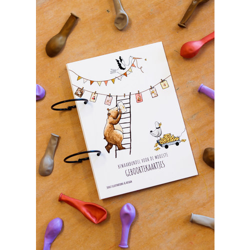 Juulz Illustrations Bewaarbundel - Geboortekaartjes Juulz Illustrations Bewaarbundel - Geboortekaartjes
