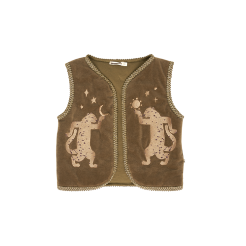 Ammehoela Emmy Gothic Olive Gilet Ammehoela Emmy Gothic Olive Gilet