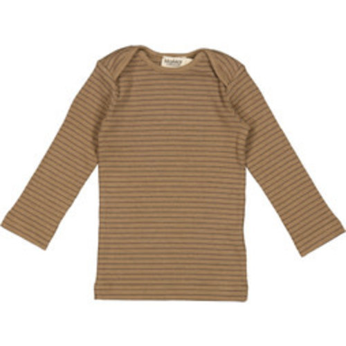 Marmar Copenhagen Tor Tshirt Coffee Stripe Marmar Copenhagen Tor Tshirt Coffee Stripe