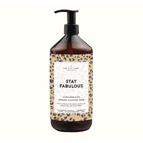 The Gift Label Kitchen cleaning soap - Stay fabulous The Gift Label Kitchen cleaning soap - Stay fabulous