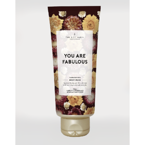 The Gift Label Body Wash Tube 200ml - You Are Fabulous The Gift Label Body Wash Tube 200ml - You Are Fabulous