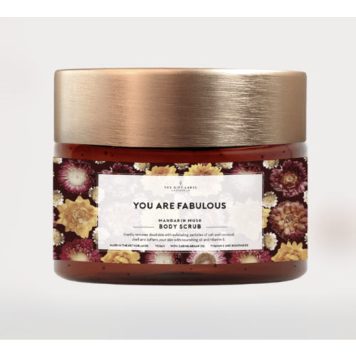 The Gift Label Body Salt Scrub 400gr - You Are Fabulous