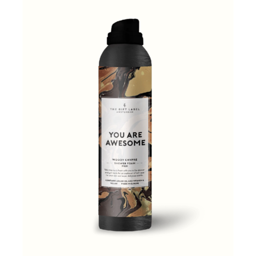 The Gift Label Shower Foam Men 200ml - You Are Awesome The Gift Label Shower Foam Men 200ml - You Are Awesome