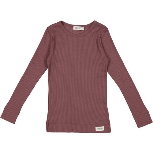 Marmar Copenhagen Plain Tee LS Mahogany Marmar Copenhagen Plain Tee LS Mahogany