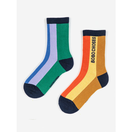 Bobo Choses Multi color stripes long socks Bobo Choses Multi color stripes long socks