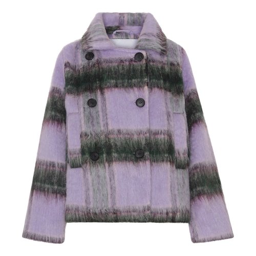 Molo Helle Jacket Lila Check Molo Helle Jacket Lila Check