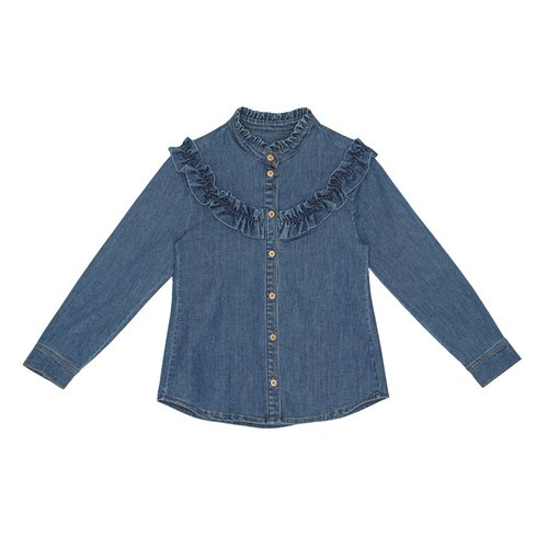 Little Hedonist Blouse Noor Authentic Indigo Little Hedonist Blouse Noor Authentic Indigo