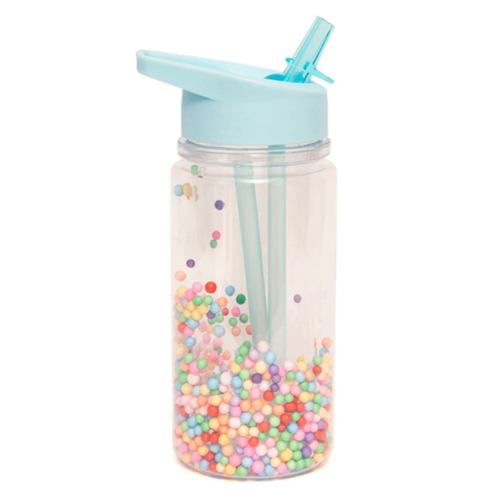 Petit Monkey Drinking bottle marcaron pops aqua blue Petit Monkey Drinking bottle marcaron pops aqua blue