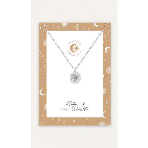 Mini ketting Sunshine zilver Mini ketting Sunshine zilver