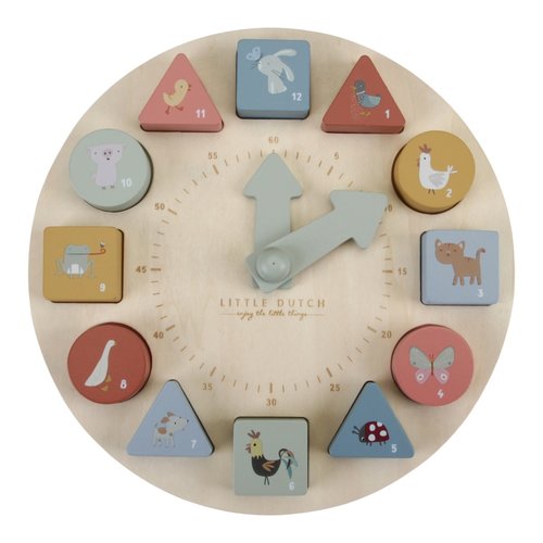 Little Dutch Little Dutch Klokpuzzel Little Dutch Little Dutch Klokpuzzel