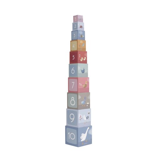 Little Dutch Little Dutch Stapeltoren Gans karton FSC Little Dutch Little Dutch Stapeltoren Gans karton FSC