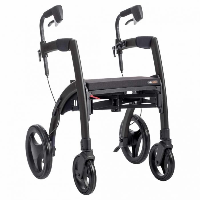 criticus kader Afrika Rollator en rolstoel Rollz Motion standaard - zwart - Hulpmiddelen  Nederland | Tilburg- Centrum | Koningsplein 250