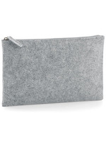 Felt Accessory Pouch - Grey Melange