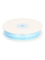 Organza satijnband 16mm - blauw