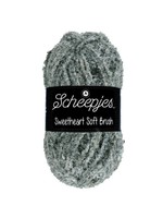 Scheepjes Sweetheart Soft Brush 100gr - 528 Grijs, wit